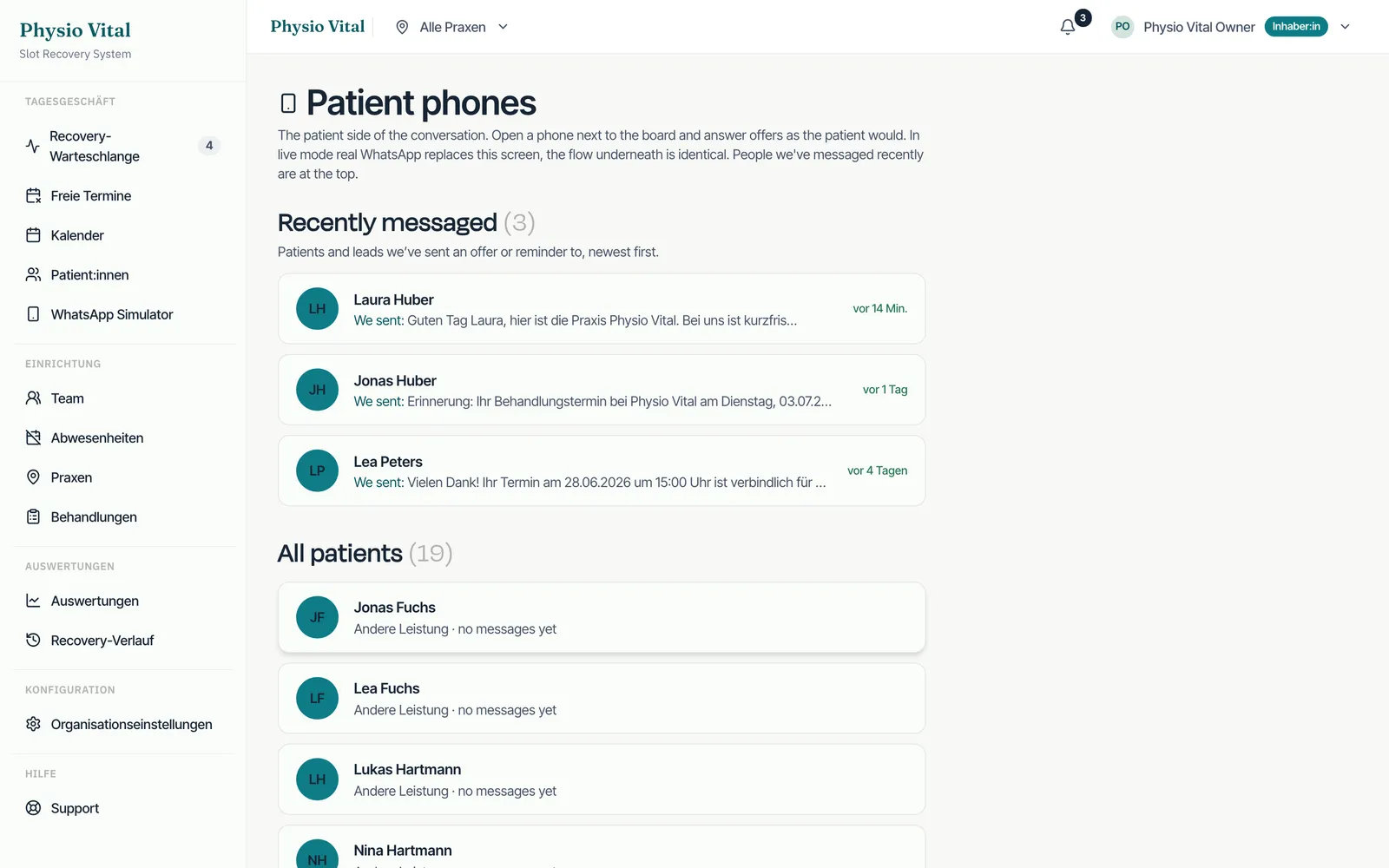 TerminJet: Reminders & messages